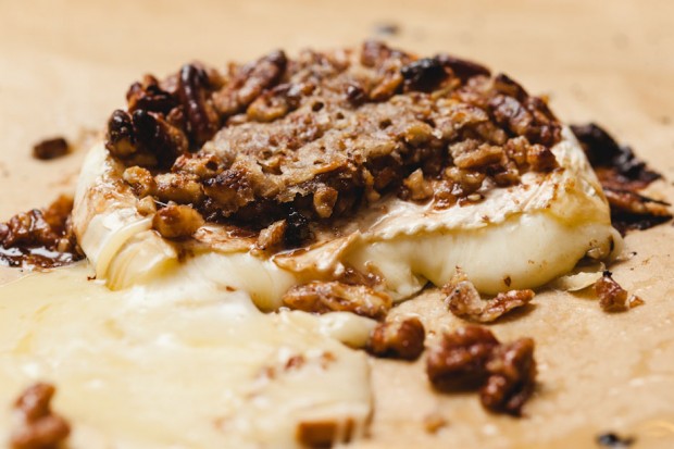 Bourbon Baked Brie