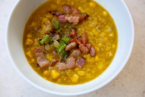 Skinny Corn Chowder - the sam livecast