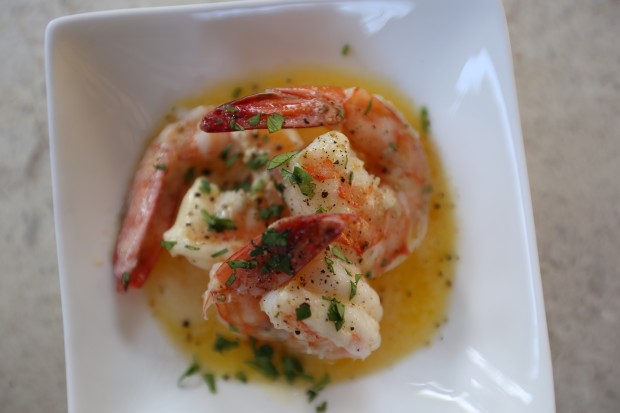 butter poached shrimp - the sam livecast