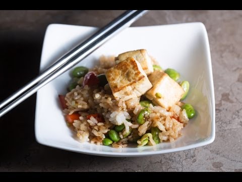 Tofu &amp; Edamame Fried Rice
