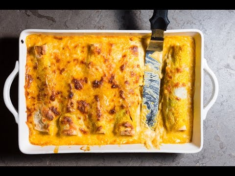 Turkey Enchiladas with Poblanos & Pumpkin