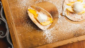 mango dessert tacos