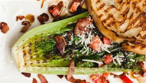 Grilled Hearts of Romaine