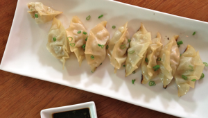 pork shrimp gyoza - the sam livecast