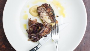 feta stuffed lamb burger